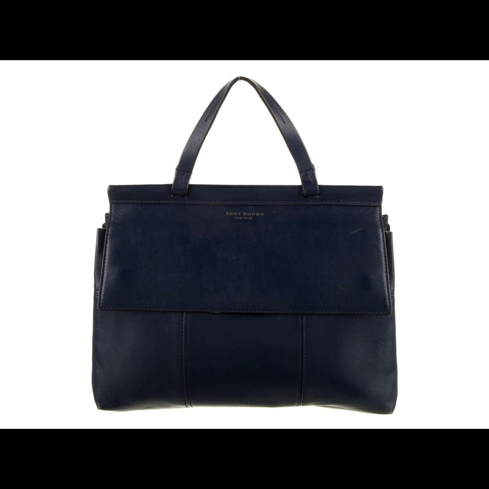 Tory Burch Block-T Leather Satchel